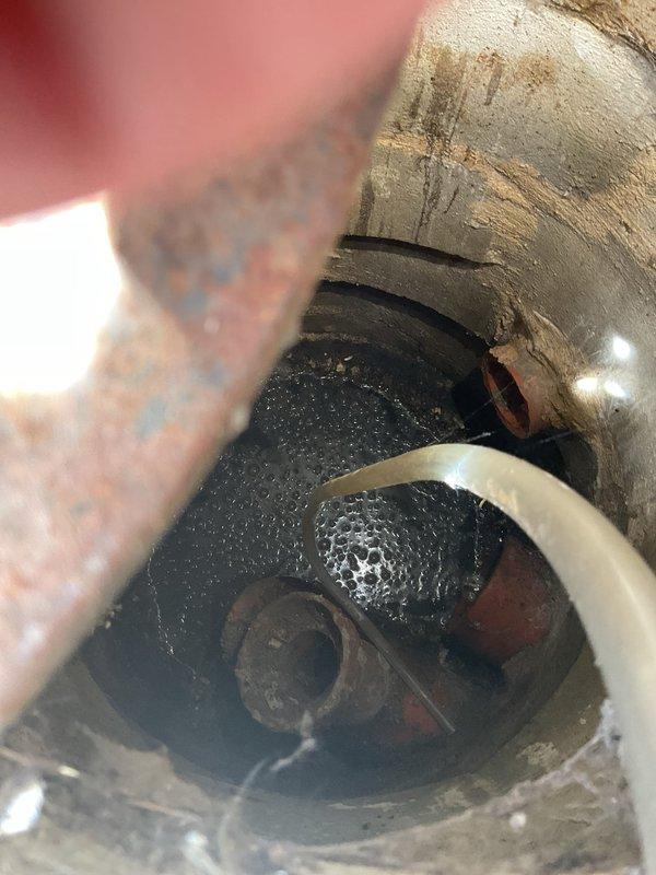 Responded to a main drain backup issue causing sewer water and sludge to surface when the washing machine was in use. Performed main drain cleanout service to clear the blockage and restore proper drainage flow. Successfully removed accumulated debris and buildup from the main drain line, eliminating the backup condition and allowing the plumbing system to function normally.