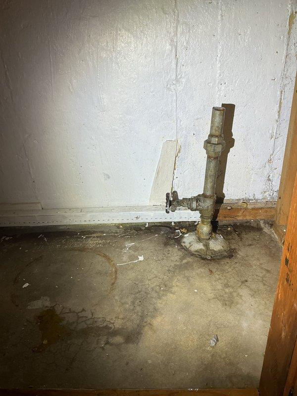 Completed installation of new plumbing piping system in residential basement utility area. Replaced aged brass piping and valve assembly with updated components, ensuring proper shut-off capability and compliance with current plumbing codes. All connections tested and verified leak-free upon completion.