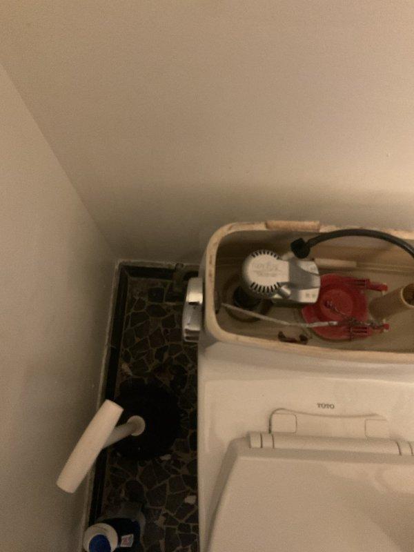 Responded to a toilet running water issue where the fill valve was not shutting off properly until the tank reached full capacity. Installed customer-provided replacement parts including a new flapper, fill valve, refill tube, and shut-off valve to resolve the continuous running water condition. Tested the flush mechanism and verified proper operation of all newly installed components with no further water flow issues detected.