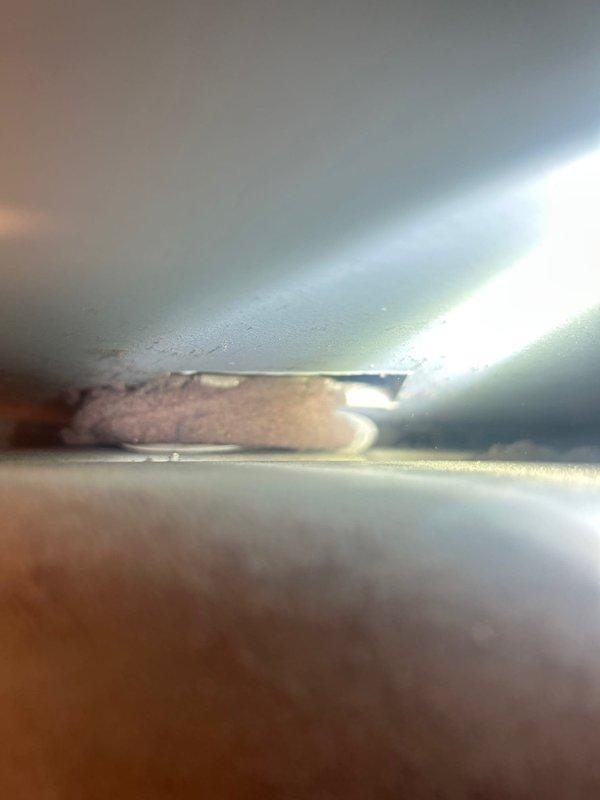 Performed pre-installation inspection for new washer and dryer appliances. Verified gas valve functionality and code compliance to ensure safe operation for dryer connection. Assessed existing utility connections and documented areas requiring new piping installation for proper washer and dryer hookup. Inspected ceiling and wall areas near installation location, noting insulation and structural conditions that may affect routing of new gas and water supply lines.