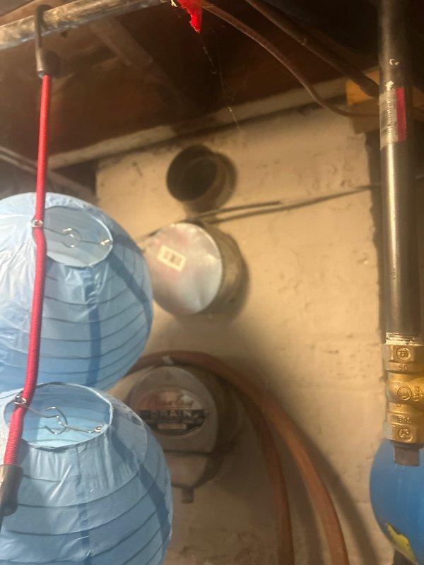 Responded to no hot water complaint and assessed existing 30-gallon Rheem water heater in storage area. Upon inspection, determined unit had failed and required complete replacement. Provided estimate for removal of existing water heater and installation of new unit, including all necessary connections and code-compliant fittings.
