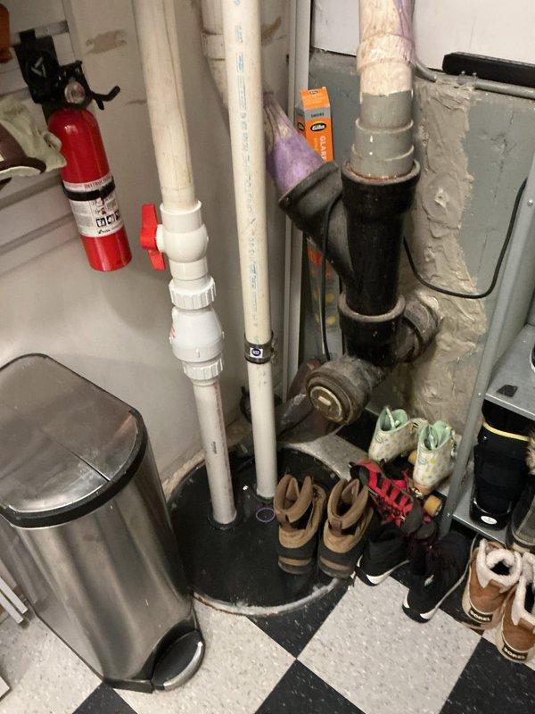 Completed VIP maintenance inspection on tanked water heater system. Performed comprehensive evaluation of water heater components, including examination of heating elements, thermostat operation, pressure relief valve, and anode rod condition. Assessed tank for signs of corrosion, leakage, or sediment buildup. Inspected all associated plumbing connections, supply lines, and shut-off valves for proper operation and potential wear. Updated and revised previous repair proposal from November to reflect current equipment condition and necessary corrective actions. Documented findings with photographic evidence of utility area mechanical systems and plumbing infrastructure for maintenance records.