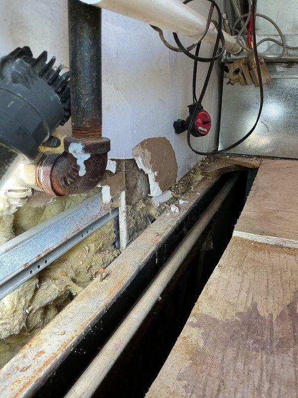 Responded to emergency service call for clogged cleanout in furnace room that was causing furnace outage. Successfully performed rodding service on the cleanout that had been previously installed in the utility area. Cleared blockage and restored proper drainage flow, allowing furnace system to resume normal operation.
