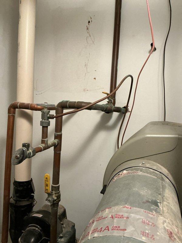 Responded to report of leaking outdoor spigot valve when hose connection was attached. Upon inspection, identified failed hose bib valve requiring replacement. Replaced defective outdoor spigot assembly with new frost-free sillcock, installed proper vacuum breaker for backflow prevention, and tested system under pressure to verify leak-free operation. All connections secured and functioning properly upon completion.