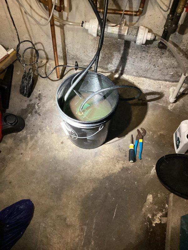 Performed routine maintenance flush on tankless water heater system in basement mechanical room. Isolated unit and circulated descaling solution through heat exchanger to remove mineral buildup and sediment accumulation. Flushed system with clean water, verified proper flow rates, and confirmed unit operational status. Inspected all copper supply lines, gas connections, and venting components for integrity. System tested and returned to normal operation with no issues identified.