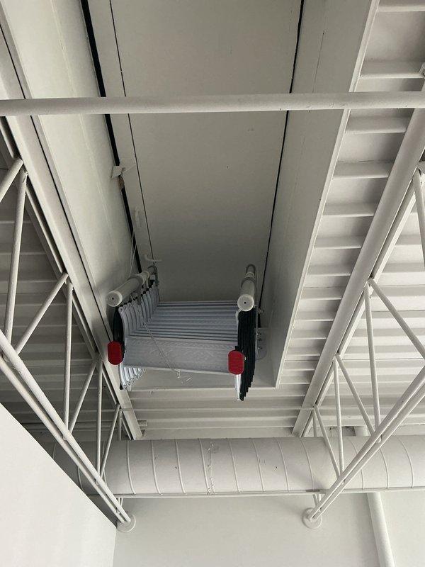 Responded to service call for evaluation of potentially broken sewer line at commercial facility. Upon arrival, conducted thorough inspection of the premises to assess the reported drainage issue. Documented existing conditions through comprehensive photographic survey of the mechanical systems and infrastructure present in the space. The inspection revealed a commercial HVAC installation with exposed ceiling-mounted equipment including finned heat exchanger units, ductwork, and associated mounting hardware in what appears to be a mechanical room or service area. Evaluated the structural framework, support systems, and routing of utilities to determine scope of work required for sewer line repair or replacement. Gathered necessary information and visual documentation to prepare detailed estimate for recommended corrective action on the sewer system.