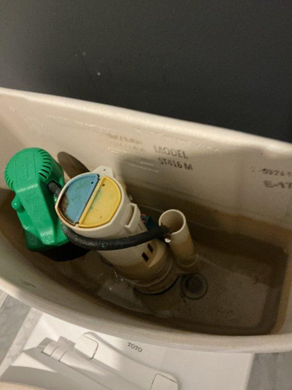 Serviced multiple plumbing issues including garbage disposal repair, toilet fill valve adjustment to resolve continuous running condition, and evaluated bathroom sink drain flow. Inspected and repaired InSinkErator garbage disposal unit, adjusted toilet tank components including float mechanism and flush valve assembly to restore proper fill cycle operation, and assessed bathroom sink drainage system for obstruction or slow flow issues.