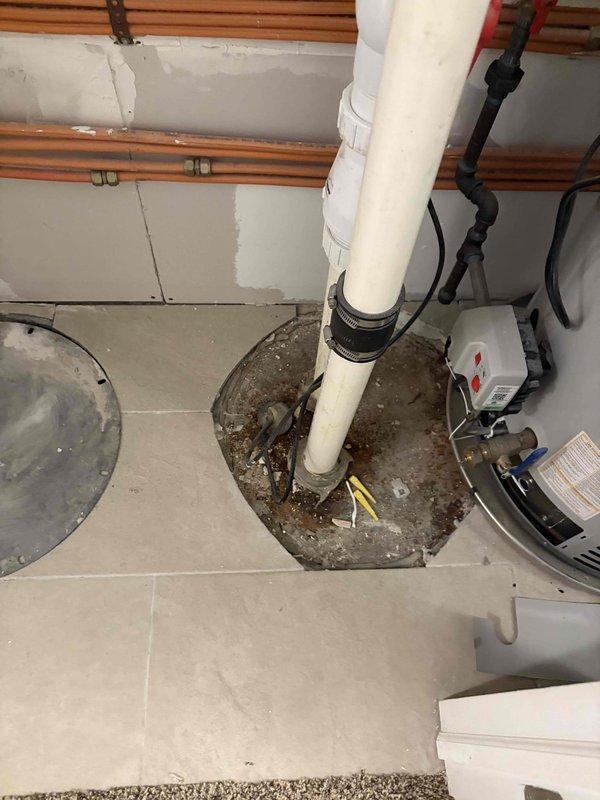 Completed warranty replacement of flammable vapor sensor on water heater to restore hot water functionality. Sealed ejector pump lid as a courtesy service, as it was identified as a potential source of vapor detection issues. Verified proper operation of LEGEN control system and confirmed hot water restoration upon completion.