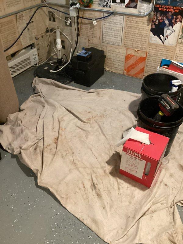 Completed routine sump pump inspection in basement of century-old home. Examined pump assembly, discharge piping, electrical connections, and basin condition; verified proper operation and drainage function. No issues identified; pump operating within normal parameters with appropriate water level control and discharge flow.