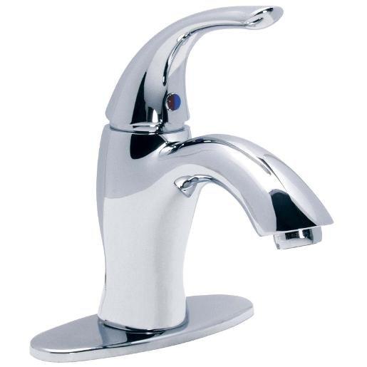 Coordinated building water shutdown during scheduled morning window to complete bathroom faucet and drain assembly replacement. Installed new chrome-finished single-handle faucet with curved spout design and matching pop-up drain assembly, including lift rod mechanism and linkage components. All fixtures tested for proper operation and leak-free performance upon restoration of water service.