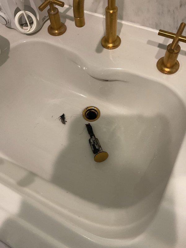 Responded to clogged drain service call requiring rodding of multiple fixtures. Successfully cleared blockages in utility sink drain system and bathroom vanity sink. Disassembled and cleaned pop-up drain assembly in bathroom sink, removing debris and buildup from stopper mechanism and linkage components. Rodded drain lines to restore proper flow and drainage function. All fixtures tested and confirmed operational upon completion.