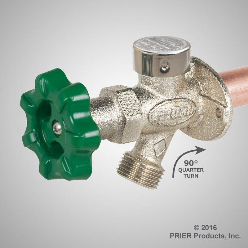 Installed new outdoor spigot with frost-free valve assembly featuring quarter-turn operation and copper supply line connection. Addressed existing water leakage concerns by replacing deteriorated drivis walling with enhanced weatherproof sealant superior to standard clear silicone for improved durability and moisture protection. Completed exterior wall mounting with proper pipe fittings and secured all connections to ensure leak-free operation.