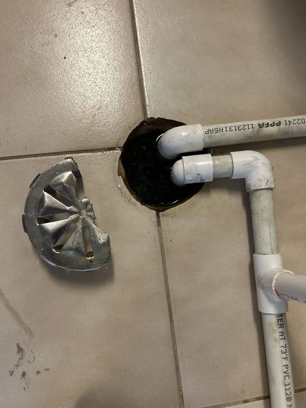Responded to emergency call for sump pump failure resulting in basement flooding. Upon arrival, found existing 30-year-old sump pump system had completely failed, causing water accumulation in lower level. Removed failed pump unit and assessed sump pit and discharge piping configuration. Installed new sump pump assembly with appropriate check valve and PVC discharge lines. Tested system operation to ensure proper float activation and verified adequate pumping capacity. Cleaned drain area and confirmed all plumbing connections were secure with no leaks. System restored to full operational status with basement water removal complete.