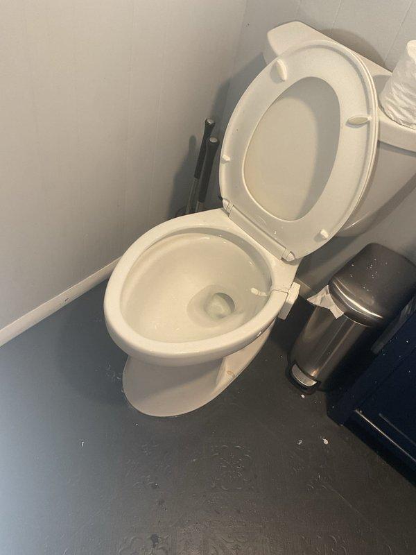Responded to service call for clogged toilet that would not flush properly. Upon arrival, inspected the fixture and surrounding area, confirmed blockage in toilet drain line. Successfully cleared obstruction using appropriate drain cleaning equipment, restored proper flushing function, and verified complete drainage. Toilet now operating normally with no further issues detected.