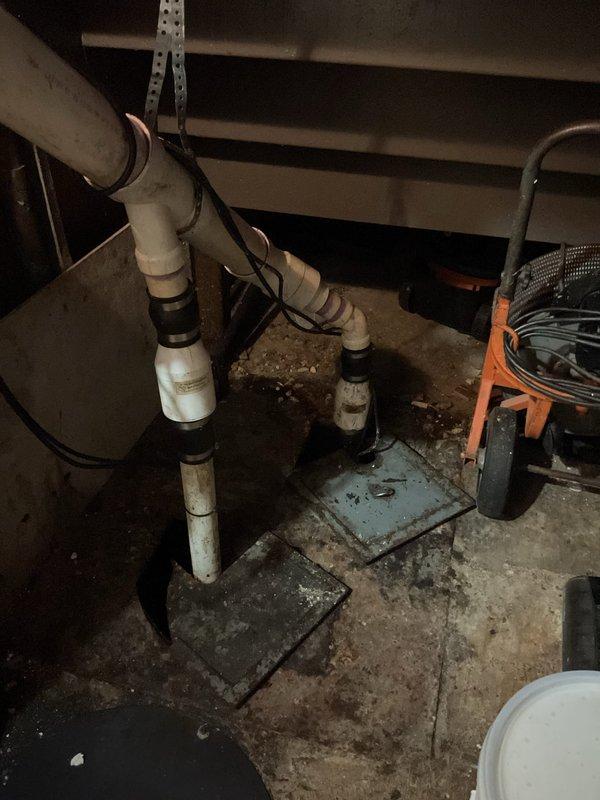 Responded to commercial plumbing service call for employee bathroom floor drain backup and annual maintenance scheduling. Upon arrival, accessed basement utility area and assessed drainage system infrastructure. Deployed wet/dry vacuum equipment and specialized drain cleaning tools to address the backing up floor drain. Inspected exposed PVC drainage pipes and connections for blockages, damage, or deterioration. Cleared obstruction from floor drain line to restore proper drainage flow. Evaluated overall plumbing system condition including vertical drain stacks, pipe connections, and basement utility area components in preparation for coordinating scheduled yearly maintenance visit at time suitable for business operations starting at 11 am.