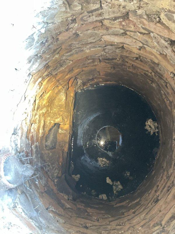 Responded to a clogged drain service call and performed hydrojetting to clear the blockage. Upon inspection, significant debris accumulation was identified within the drainage system, including fibrous material obstructing water flow. High-pressure hydrojetting equipment was deployed to thoroughly clean the pipe interior and restore proper drainage function, with photographic documentation captured for service records.