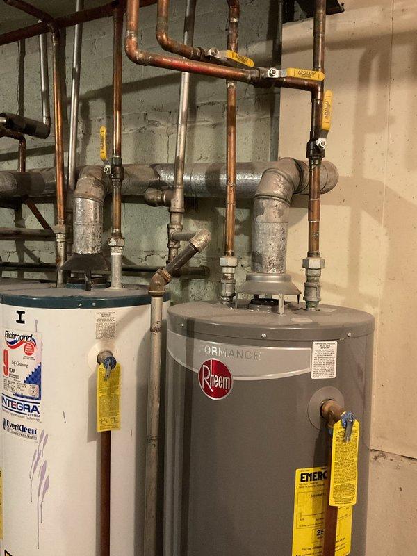 Responded to emergency call for basement flooding caused by failed sewage ejector pump. Upon arrival, assessed the situation and determined the existing pump had ceased operation, resulting in wastewater backup into the basement area. Replaced the malfunctioning ejector pump with new unit, tested system operation to ensure proper discharge function, and verified all connections were secure and watertight. System restored to full operational capacity with no further flooding issues observed.