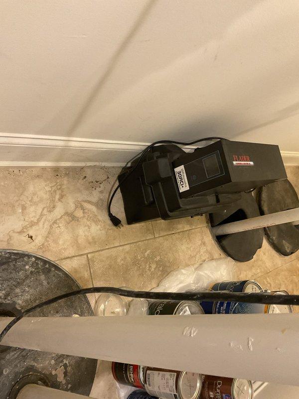 Conducted a sump pump replacement estimate for an existing system installed in 2016. The current pump is functioning properly but the customer is seeking proactive replacement due to the age of the equipment. Inspected the concrete basin sump pit, which showed typical mineral deposits and sediment accumulation along the interior walls, and evaluated the existing pump unit and discharge piping configuration. Documented the installation with photos showing the cylindrical basin construction, water level, pump positioning, and surrounding basement floor conditions. Provided replacement recommendations for updated sump pump equipment to ensure continued reliable basement water management.
