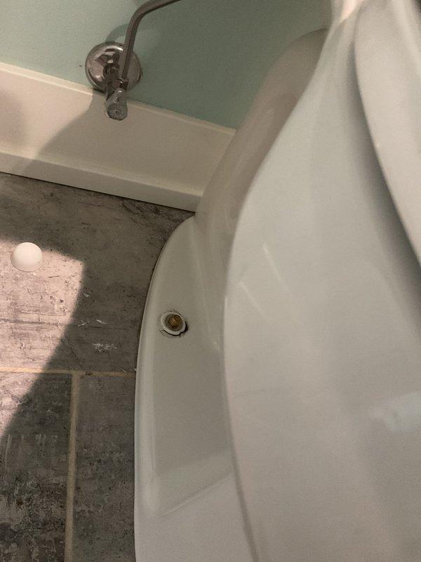 Responded to customer report of toilet leak at base. Upon inspection, confirmed water seepage around toilet flange area due to deteriorated wax ring seal. Removed toilet mounting bolts, lifted and removed toilet from flange to access existing wax ring. Scraped and cleaned old wax residue from toilet base and closet flange. Installed new wax ring with plastic horn onto flange, ensuring proper alignment. Repositioned toilet over flange, compressed wax ring seal, and secured unit with mounting bolts torqued to manufacturer specifications. Tested toilet for proper operation and verified no leakage at base connection. Cleaned work area and left bathroom in serviceable condition.