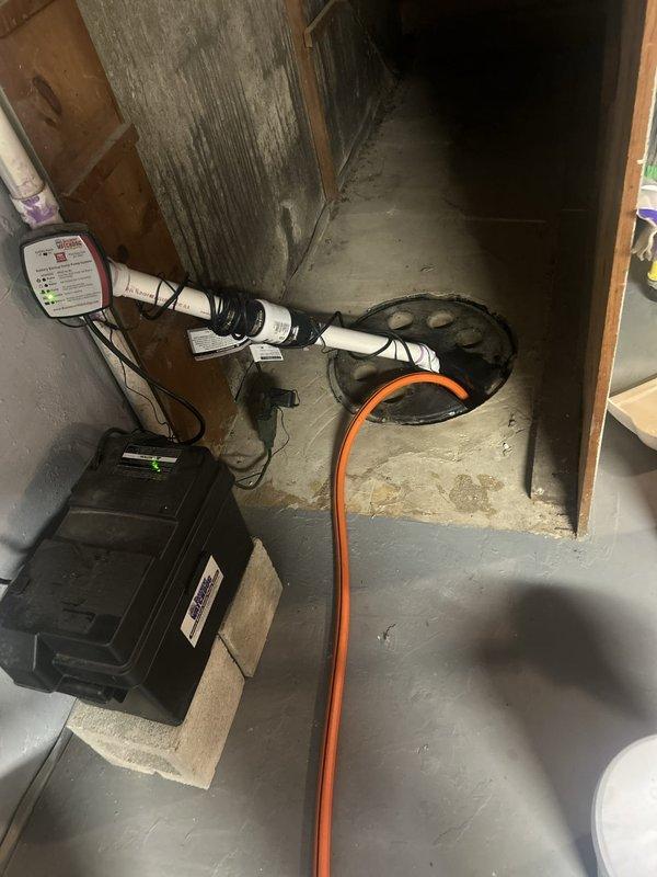 Completed comprehensive VIP maintenance service including water heater tank inspection, sump pump system evaluation, and general home plumbing assessment. Inspected basement utility area, verified proper operation of sump pump equipment with backup power protection system in place, examined drainage lines and PVC piping throughout accessible areas, and confirmed HVAC ductwork clearances. All systems found operating within normal parameters with no immediate concerns identified.