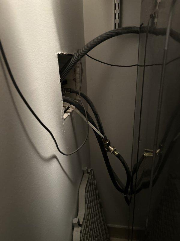 Responded to priority service call for toilet supply line replacement. Successfully replaced existing rubber supply hoses with braided stainless steel flex lines on the first-floor powder room toilet and primary bathroom toilet. Tightened and secured all connections at both fixtures to eliminate potential leaks and ensure proper water flow. All replaced lines tested and verified leak-free upon completion.