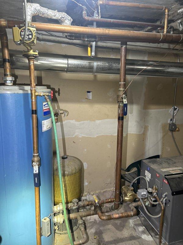 Coordinated building-wide water shutoff with condo association to replace failed angle stop valve serving Unit 3. Shut down main water supply to building during scheduled window, notified residents of temporary service interruption, and replaced corroded angle stop valve on copper supply line. Restored water service to building and verified proper operation of new valve with no leaks detected.