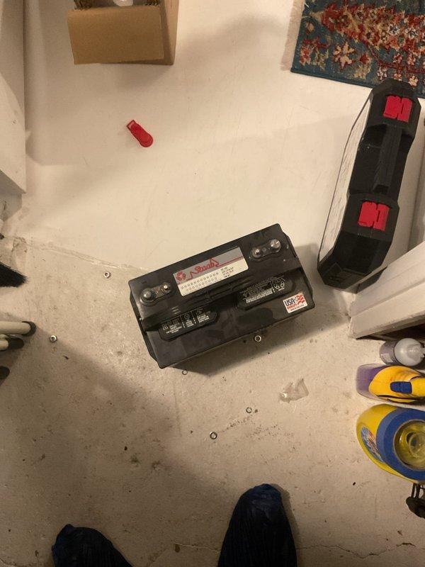 Conducted on-site assessment for sump pump replacement in residential property. Evaluated existing sump pump system including pump unit, discharge piping, backup battery system, and basin configuration. Documented current equipment condition and workspace layout, noting the presence of a backup battery power system and associated components. Provided comprehensive estimate for complete sump pump replacement including removal of existing unit and installation of new primary pump system.