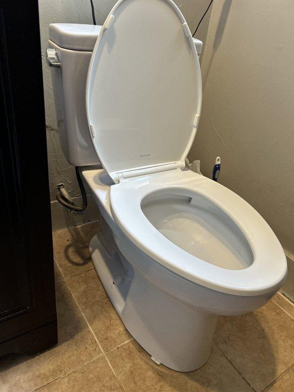 Responded to water leak complaint in older residential property. Upon arrival, contacted homeowner as requested prior to beginning diagnostic assessment. Conducted thorough inspection of interior wall cavity to locate source of reported leak. Examined plumbing fixtures and supply lines in affected area, including bathroom facilities. Documented conditions with photographic evidence showing bathroom fixtures and ceiling areas for reference. Assessment revealed potential moisture intrusion requiring further investigation of concealed piping within wall structure. Appointment rescheduled to allow for proper access and repair of affected plumbing system.