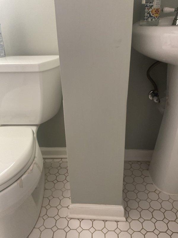 Completed plumbing stack installation for a residential bathroom renovation. The installation included proper rough-in and connection of toilet and vanity sink fixtures, with supply lines and drain connections installed per code requirements. All fixtures were tested and verified operational upon completion.