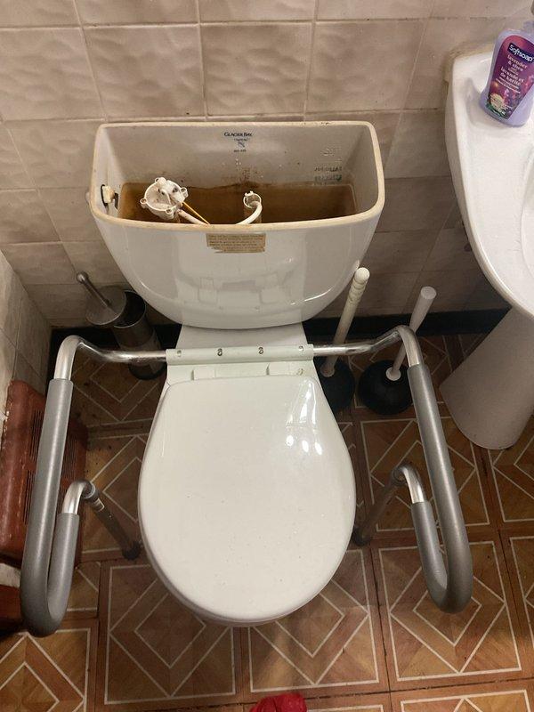 Responded to service call for toilet tank not filling properly. Upon inspection, diagnosed faulty fill valve assembly preventing water from entering the tank. Replaced defective fill valve with new Glacier Bay-compatible unit, reconnected refill tube to overflow pipe, adjusted float mechanism to proper water level, and tested flush cycle to verify complete tank refill and proper operation. System restored to full functionality.