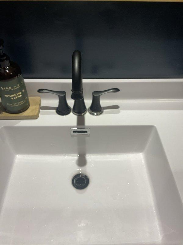 Responded to service call for toilet leaking at base. Removed toilet to access flange and discovered deteriorated wax ring seal causing water seepage onto bathroom floor. Cleaned flange area, removed old wax ring and debris buildup, inspected flange bolts for integrity, and installed new wax ring seal. Reset toilet onto flange, secured with existing bolts, reconnected water supply line, and tested for proper seal and operation with no leaks detected.