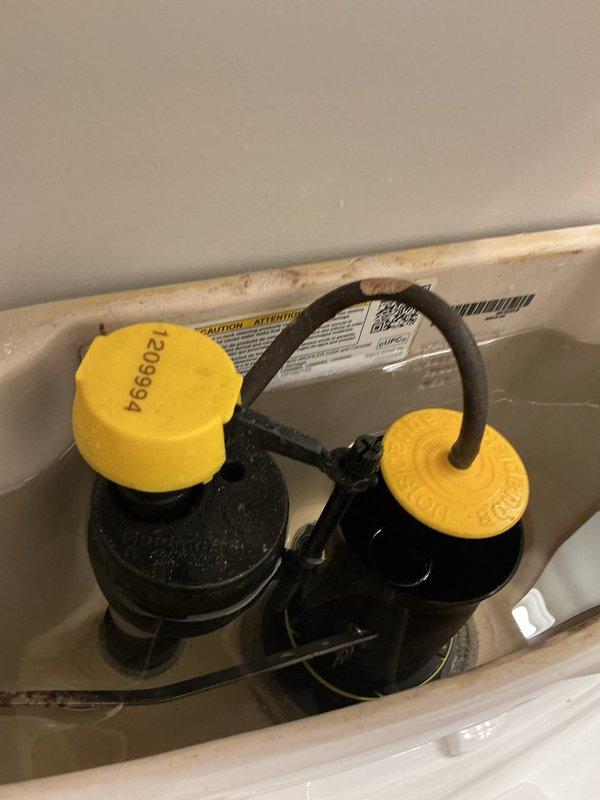 Responded to service call for toilet producing loud whining noise during tank refill cycle after flushing. Upon inspection, identified faulty fill valve as source of the high-pitched sound. Replaced defective fill valve assembly with new dual-flush compatible unit featuring improved flow control mechanism. Tested flush operation multiple times to verify proper function, confirmed silent refill cycle, and adjusted water level to manufacturer specifications. Inspected water supply line and shut-off valve for any signs of leaks or deterioration—both found to be in satisfactory condition with no immediate concerns.