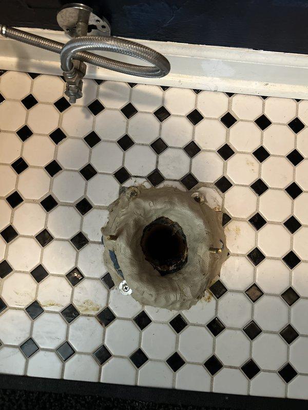 Responded to service call for toilet with poor flushing performance. Upon inspection, confirmed that internal flush valve components required replacement. Removed existing worn flapper assembly and inspected flush valve seat for damage or mineral buildup. Cleaned valve seat surface and installed new flapper mechanism to restore proper seal and flushing function. Tested toilet operation multiple times to verify complete flush cycles and proper tank refill. System now operating within normal parameters with full flushing capacity restored.