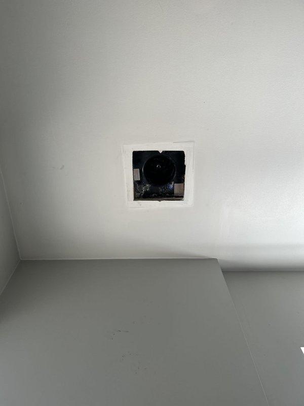 Responded to active water leak originating from fourth-floor unit affecting third and second-floor units below, with water intrusion visible through bathroom ceiling vents. Inspected affected areas and documented ceiling damage and bathroom fixtures in impacted units. Leak occurred subsequent to recent washer stem repair, requiring coordination with upstairs unit for access to source location and further diagnostic evaluation.