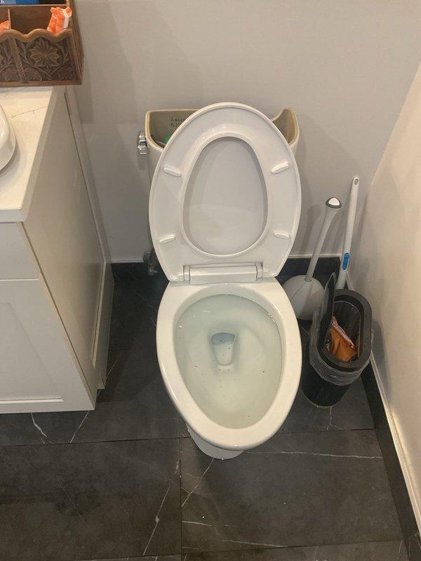 Responded to emergency call for continuously running toilet causing overflow conditions. Upon arrival, inspected toilet assembly and internal components to identify source of constant water flow. Diagnosed faulty fill valve and flapper mechanism allowing water to run continuously into bowl, resulting in periodic overflow events. Replaced defective fill valve assembly and flapper with new components. Adjusted water level settings and tested flush cycle multiple times to ensure proper operation and shutoff. Verified no leaks present at supply line connections and confirmed toilet now functioning normally without continuous running or overflow issues. Documented existing conditions including general bathroom fixture wear and recommended routine maintenance for optimal performance.