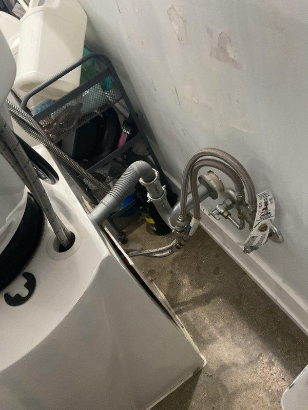 Responded to clogged drain issue affecting two shampoo bowls in salon utility area. Upon inspection, accessed plumbing connections in maintenance room and cleared blockages from drain lines servicing both fixtures. Verified proper drainage flow restored to both shampoo bowls and confirmed all plumbing connections secure upon completion.