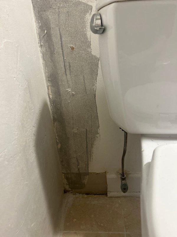 Completed toilet replacement in residential bathroom. Removed existing two-piece toilet, inspected floor flange and wax ring, and installed new toilet unit. Verified proper sealing at base, confirmed water supply line connection was secure, and tested for leaks. Existing angle stop did not require replacement as confirmed during pre-installation assessment.