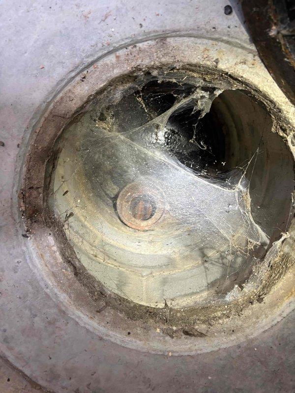 Responded to service call for main line misalignment and restricted flow in kitchen drain lines. Upon inspection, discovered significant buildup of grease, sediment, and organic debris throughout the drainage system, with visible deterioration and corrosion on drain fixtures. Performed main line repair to correct misalignment issues and restored proper drainage flow to kitchen lines. Cleared heavy accumulation of grime and sediment from affected drain components to eliminate flow restrictions and return system to full operational capacity.