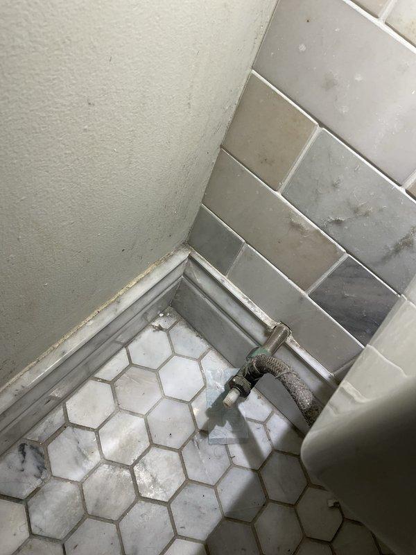 Completed toilet replacement in master bathroom on second floor. Removed existing two-piece toilet and installed new fixture, ensuring proper seal with new wax ring, secure floor bolting, and verified water supply connection. Tested for leaks and confirmed proper flush operation upon completion.