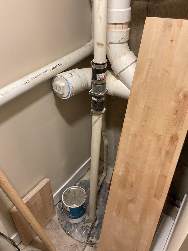Responded to floor drain overflow caused by malfunctioning ejector pit system. Upon inspection, confirmed ejector pit failure and completed full replacement of the unit. Installed new ejector pump assembly with PVC discharge piping, check valve, and electrical connections to restore proper wastewater removal functionality. Tested system operation to verify proper pumping cycle and drainage performance.