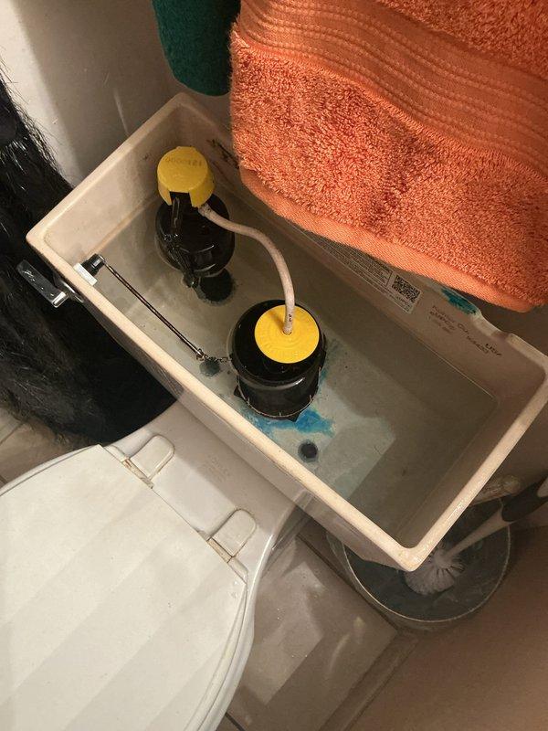 Responded to complaint of constantly running toilet with tank continuously filling. Upon inspection, removed tank lid and diagnosed faulty fill valve assembly preventing proper shutoff. Replaced defective fill valve mechanism with new unit, adjusted float height and water level settings to manufacturer specifications. Tested flush cycle multiple times to verify proper tank filling, automatic shutoff function, and correct water level. Confirmed resolution of running water issue and restored toilet to normal operation.