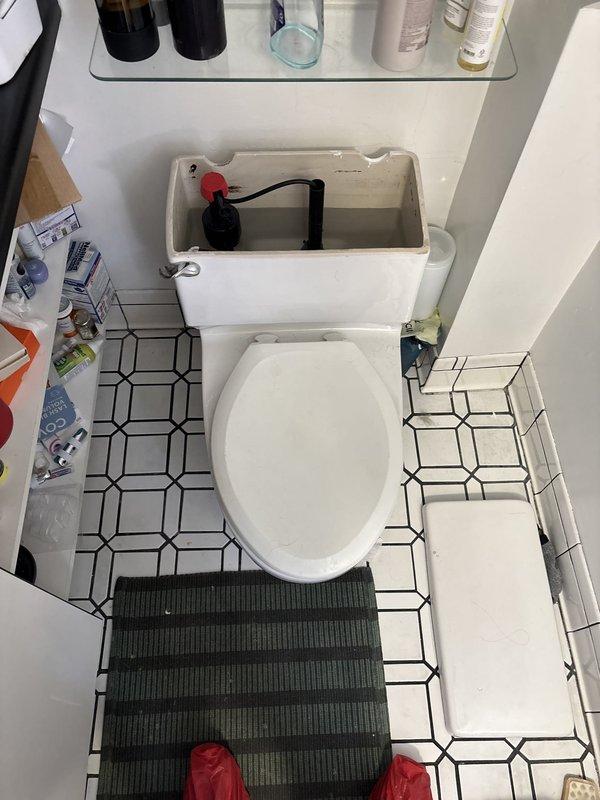 Completed replacement of two fill valves and two flappers in standard gravity flush toilets using company-stocked materials. Upon arrival, identified worn internal tank components causing improper flush cycles and water flow issues. Removed existing fill valves and flappers, installed new replacement parts, adjusted water levels to manufacturer specifications, and tested emergency stop functionality to ensure proper operation. All work completed with one-year warranty on installed materials.