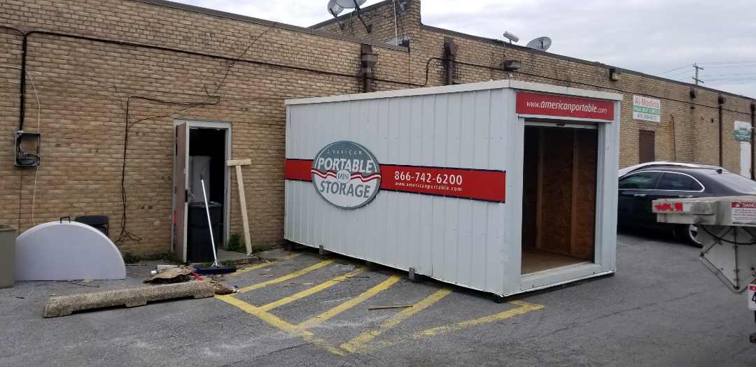 Baltimore County, MD American Portable Storage Storage Unit Delivered