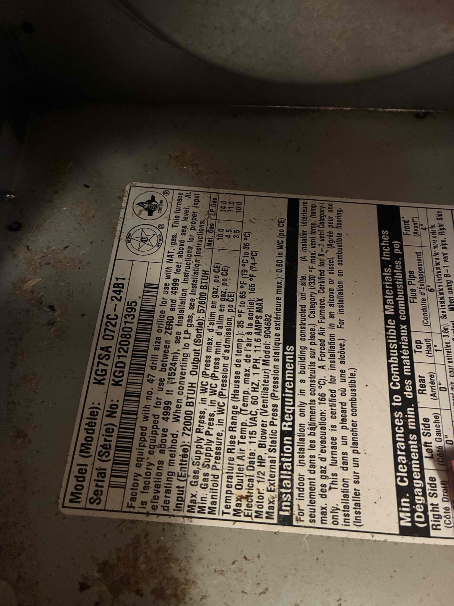I conducted a thorough maintenance and safety inspection on both the upstairs and downstairs furnace systems. The upstairs system operated normally with proper cycling and heating. The downstairs system also functioned correctly but had a weak blower capacitor. Both blower wheels required cleaning. All filters were recently changed and in good condition. Recommendations include a full cleaning for the upstairs furnace and replacing the blower capacitor for the downstairs furnace. Additionally, rerouting the condensate drain line is advised to prevent moisture issues.