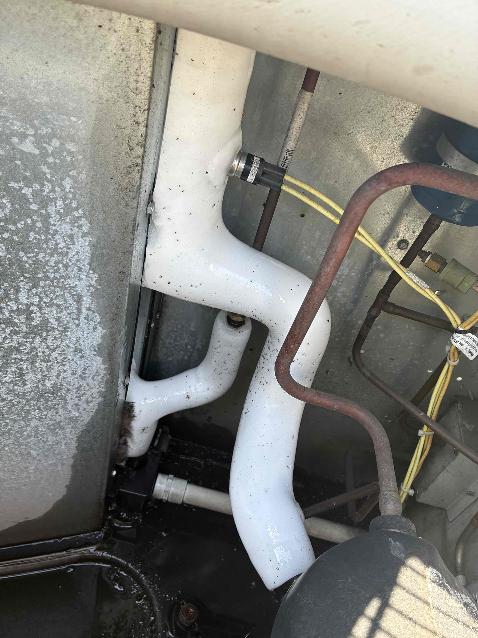 I evaluated a 3-zone Nordyne package unit where all thermostats were calling for cooling, but no cool air was being delivered. Refrigerant pressures were low, suggesting a refrigerant deficiency. After obtaining authorization, I recharged the system. However, upon restarting, the indoor blower fan failed to operate. Testing revealed the blower motor wasn't receiving a 24-volt signal from the control board, despite all safety devices being normal. Direct 24-volt testing confirmed the ECM blower motor and control board had failed. The evaporator coil iced over due to lack of airflow. I recommended replacing the blower motor, control board, and air filter. Refrigerant levels should be re-evaluated post-repair.
