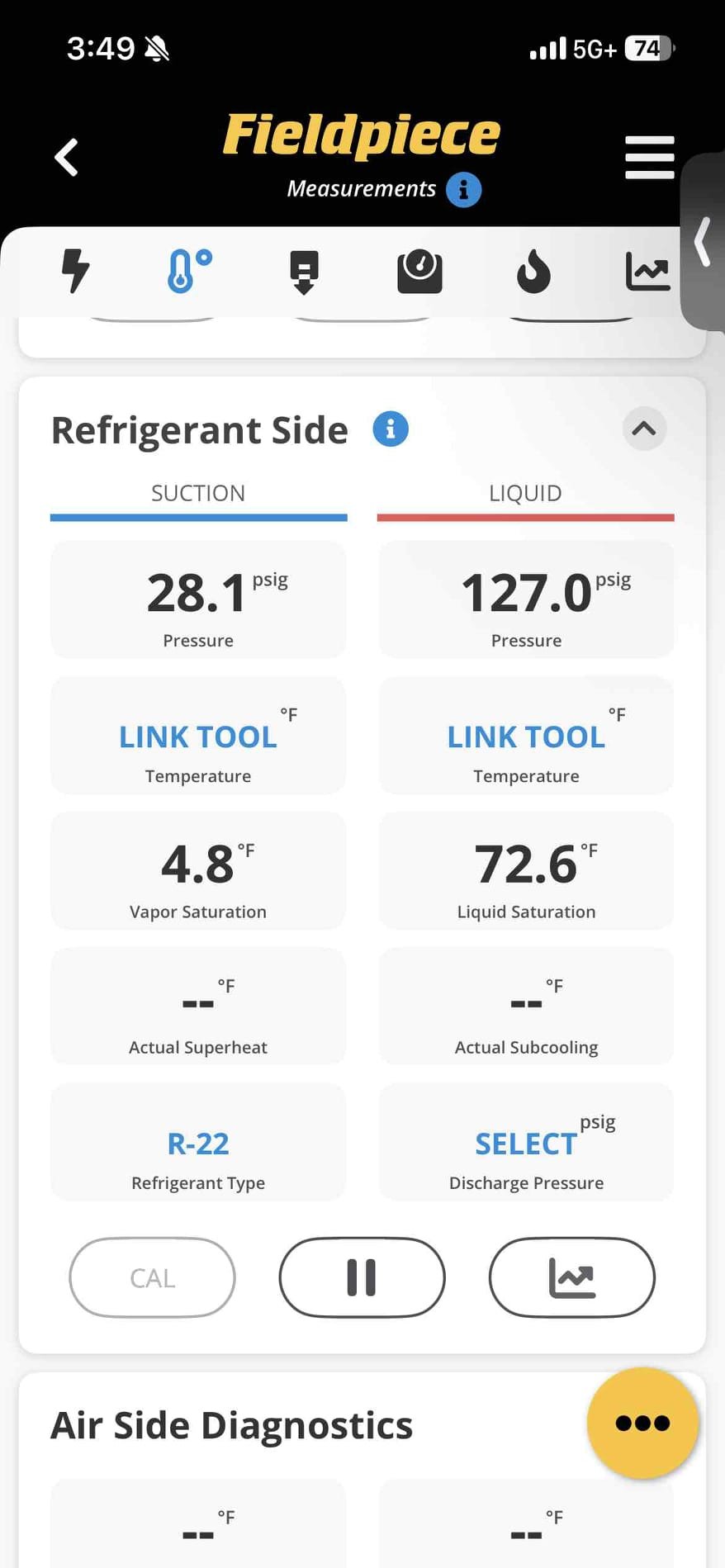 Upon inspection, the 2008 fan coil and York condenser were running continuously but not cooling effectively. The rooftop condenser's compressor and fan were operational, but low refrigerant levels were detected. Adding refrigerant temporarily alleviated the issue but did not guarantee long-term performance. Replacement of the system is recommended due to its age, coastal environment exposure, and minimal maintenance history. This ensures improved reliability, efficiency, and manufacturer warranty coverage.