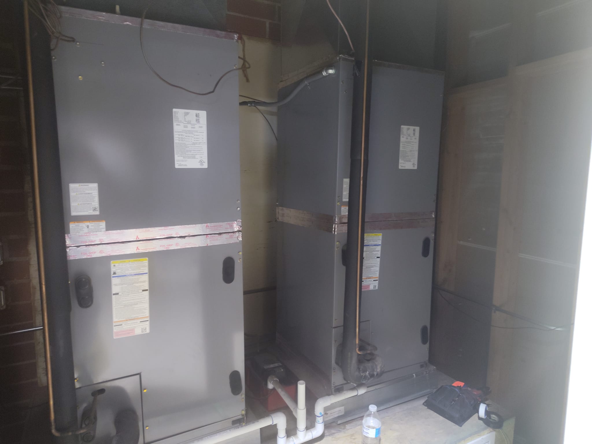 Upon receiving the call, we promptly dispatched a technician to address the issue of water condensation. Upon arrival, the technician conducted a thorough inspection to identify the source of the condensation. After careful analysis, it was determined that the condensation was due to inadequate ventilation in the affected area. The technician then installed additional ventilation systems to improve airflow and reduce humidity levels. Post-installation, the technician tested the area to ensure the condensation issue was resolved. The customer was satisfied with the effective resolution of the problem.