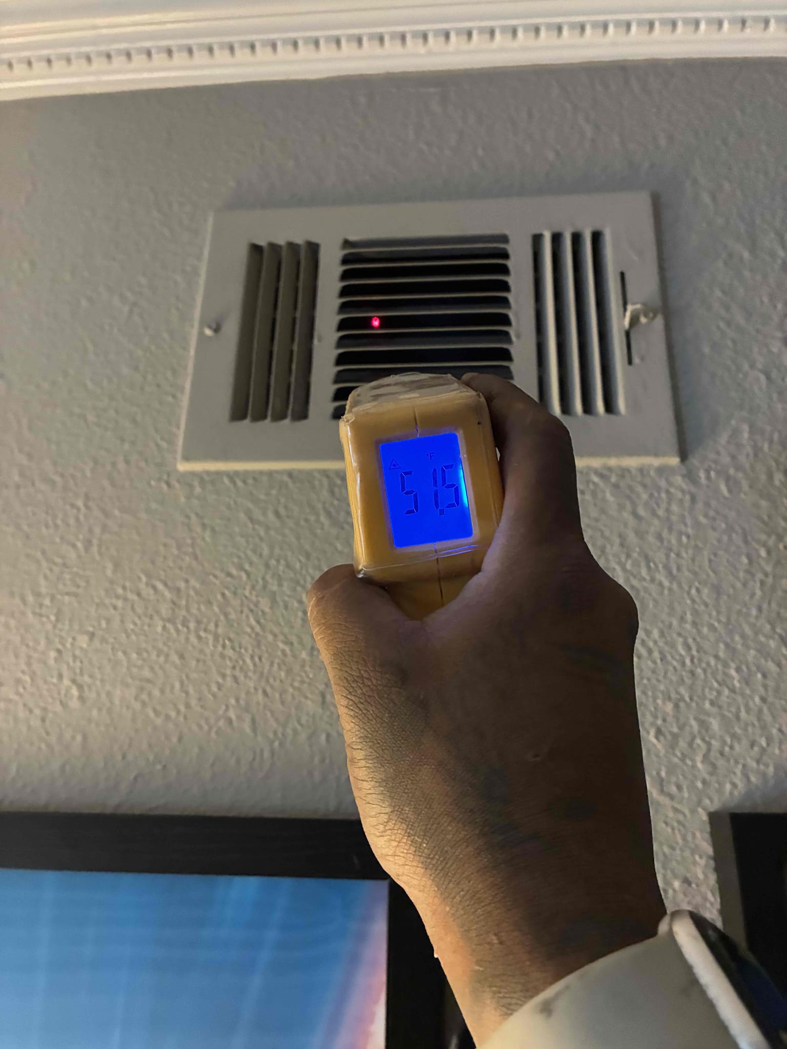 Los Angeles, CA - I returned to address a cooling issue where the system was blowing warm air. The thermostat indicated a cooling demand, and the outdoor condenser contactor was engaging, but the outdoor fan and compressor were not operating. The breaker was tripped and reset, but it tripped again. Electrical diagnostics on the outdoor unit revealed that the compressor windings were within expected range. After isolating the issue by removing the compressor from the circuit, the condenser fan motor was found to be seized. The seized condenser fan motor was replaced, and the system was tested. Both the condenser fan and compressor started properly, and the system began cooling. Future issues may arise, but the system is currently operational.