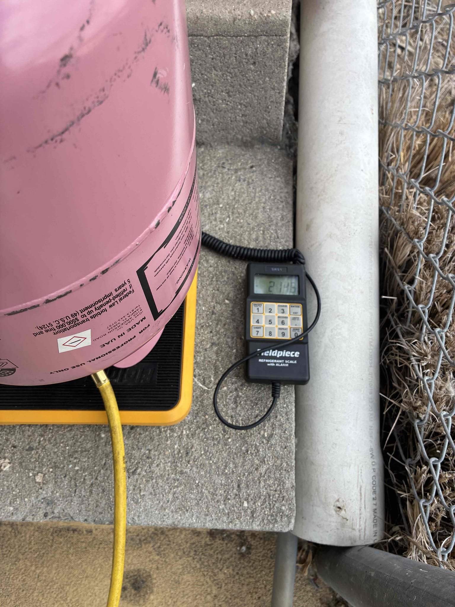 I conducted a maintenance and safety inspection on a 2010 York system. The system was calling for cooling but was not operating properly. I checked the filter and found it needed a 14x24x1 replacement. Refrigerant pressures were 90/216, indicating low refrigerant and poor cooling efficiency. The blower motor/wheel assembly was dirty, and the capacitor was below specifications. I recommended adding refrigerant with leak sealant, replacing the filter, cleaning the blower assembly, replacing the capacitor, monitoring the blower motor for oil leakage, and installing a drain pan with a safety shut-off switch.