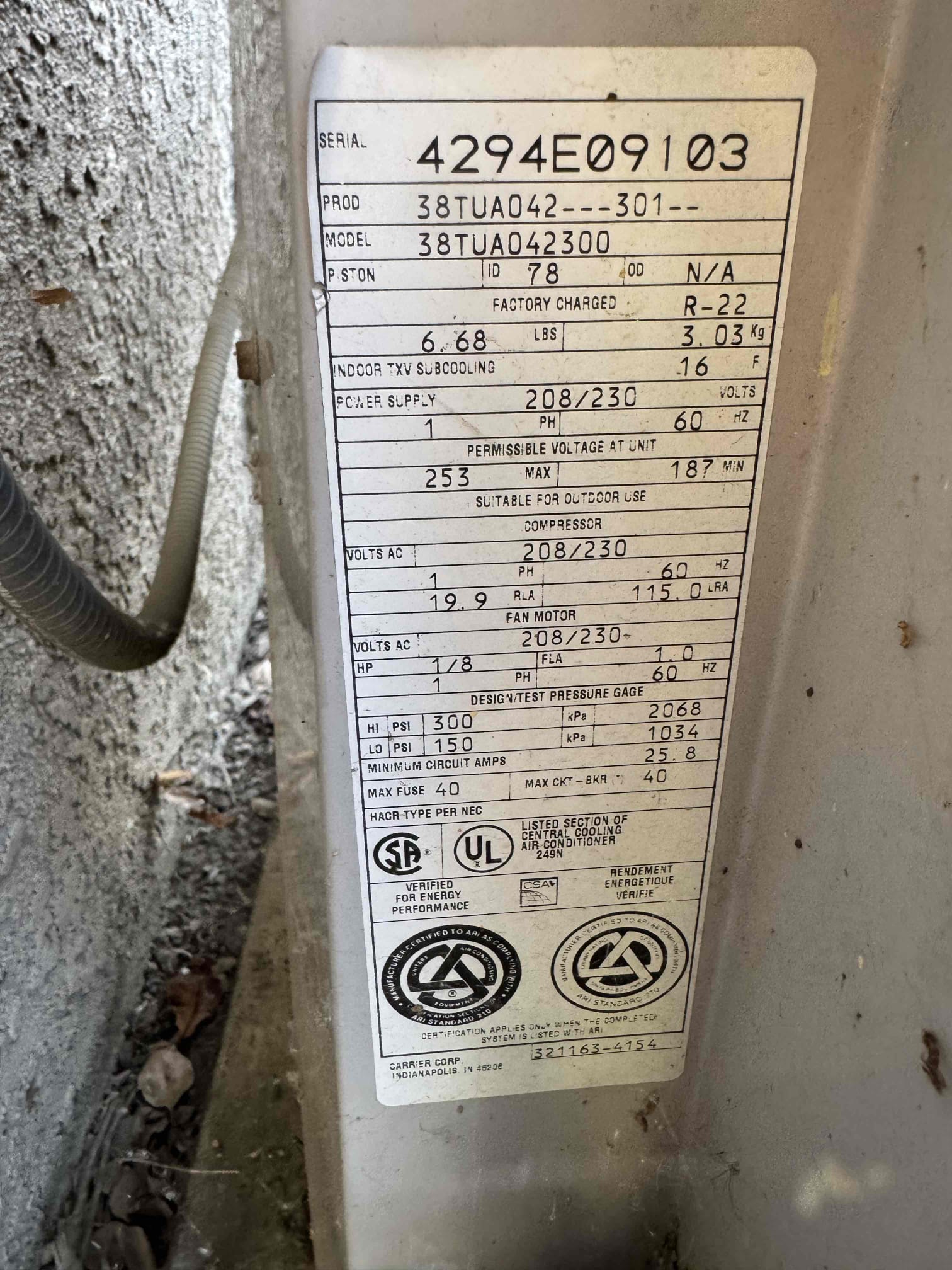 Upon arrival, I conducted a thorough diagnostic for the no-cooling issue. The outdoor condensing unit inspection revealed a catastrophic failure of the existing hard start kit, which was burnt and melted internally. This failure is the primary cause of the no-cooling condition. System pressures, compressor and condenser fan motor amp draws, and air temperatures were checked, showing normal performance aside from the failed hard start kit. A complete system tune-up is recommended to clean, inspect, and optimize the system, extending its service life. Upon arrival, I conducted a thorough diagnostic for the no-cooling issue. The outdoor condensing unit inspection revealed a catastrophic failure of the existing hard start kit, which was burnt and melted internally. This failure is the primary cause of the no-cooling condition. System pressures, compressor and condenser fan motor amp draws, and air temperatures were checked, showing normal performance aside from the failed hard start kit. A complete system tune-up is recommended to clean, inspect, and optimize the system, extending its service life.
